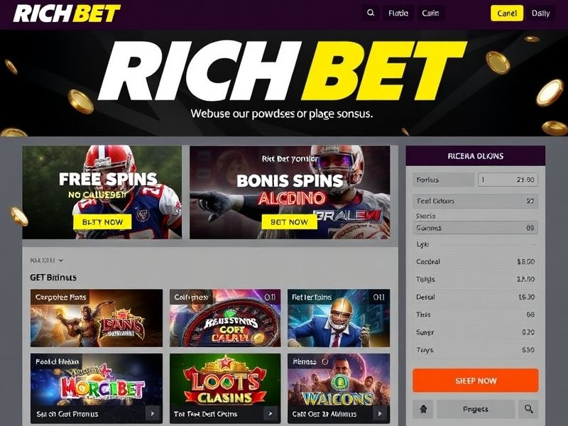 Welcome to RichBet.com – your premier destination for real money online gambling. Explore top casino games, live sports betting, and exclusive bonuses on a secure and trusted platform.